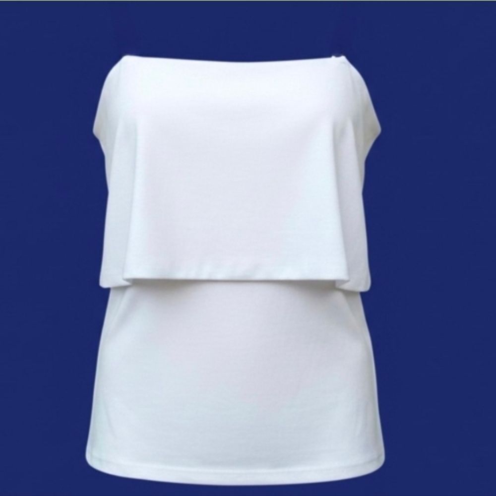 Zara off the shoulder top white